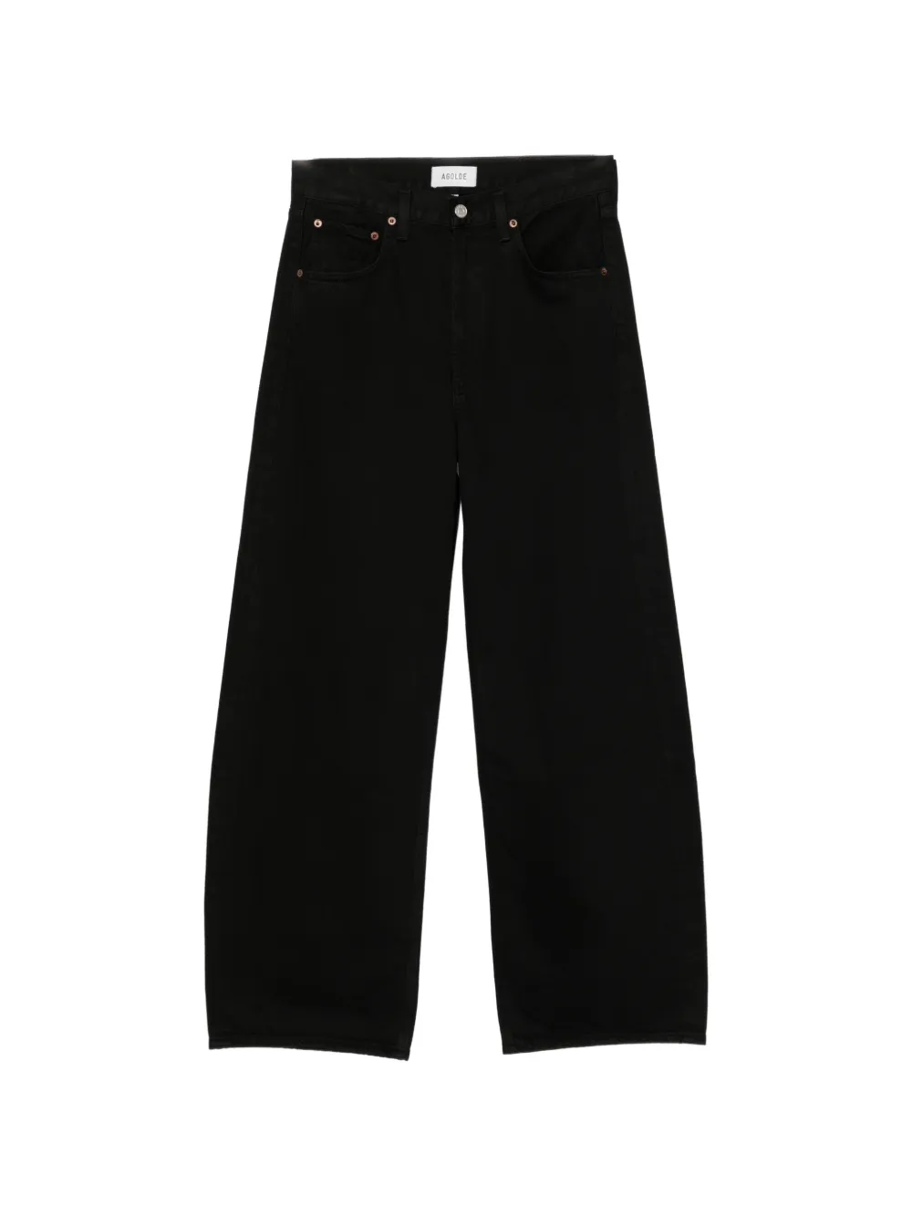 AGOLDE classic five pockets wide-leg jeans - Nero