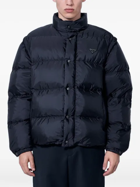 Prada medium-weight Re-Nylon down jacket