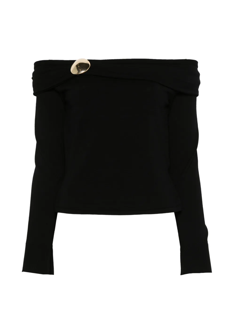 SIMKHAI Savannah off-shoulder top - Noir SIMKHAI Savannah off-shoulder top - Noir