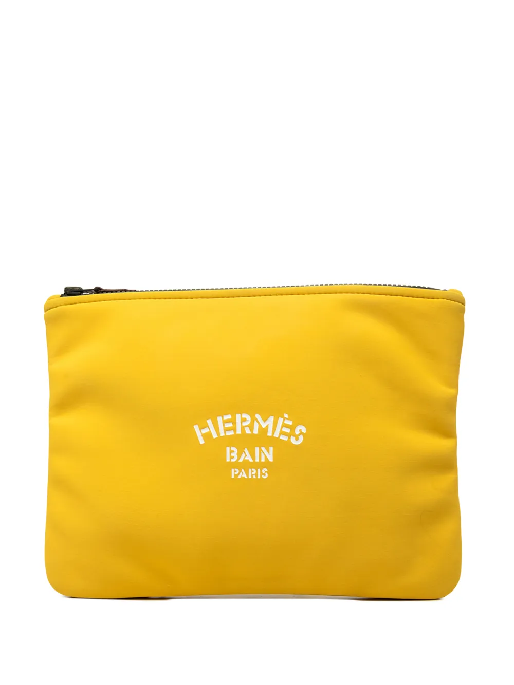 Hermès Pre-Owned 2000-2026 Medium Neoprene Neobain Case clutch bag - Gelb