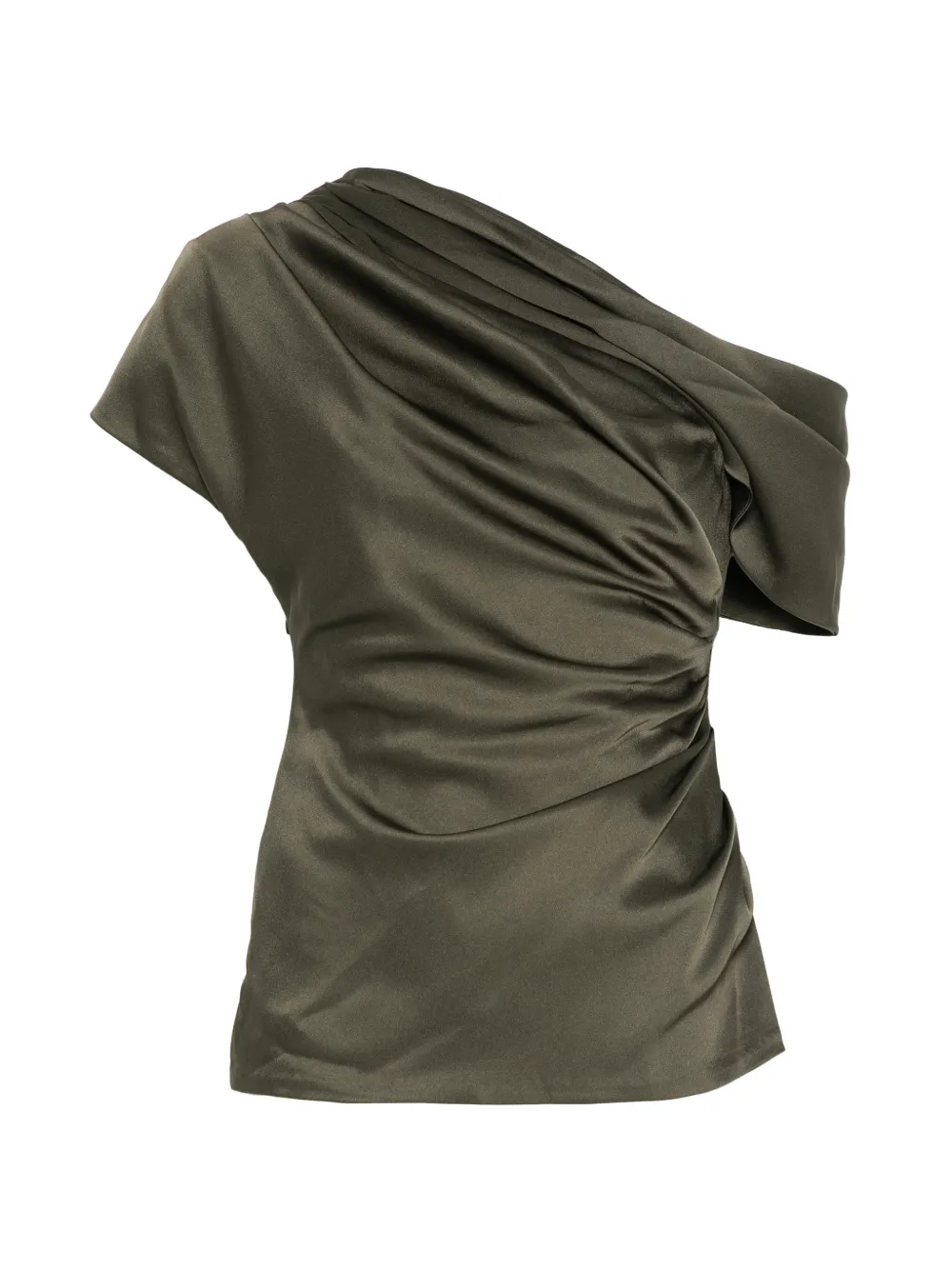 SIMKHAI Phoebe draped top - Vert SIMKHAI Phoebe draped top - Vert