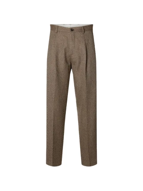 SELECTED Lou pleated wool trousers