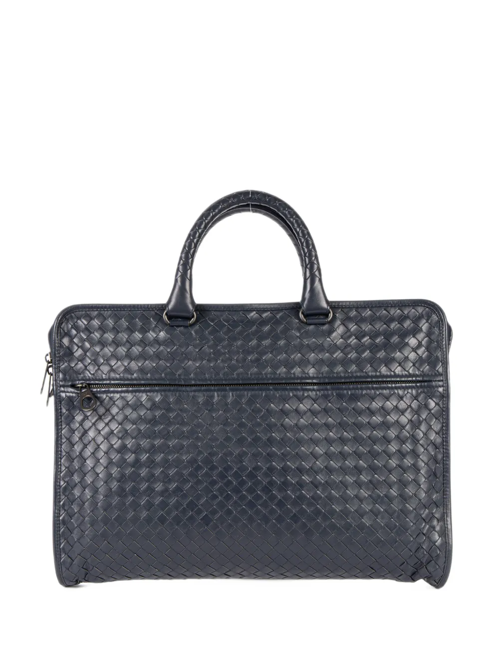 Bottega Veneta Pre-Owned Intrecciato business bag - Blue
