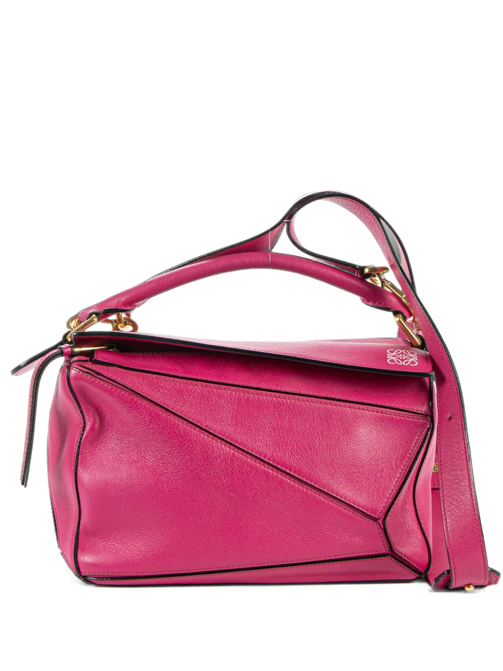 Loewe Pre-Owned small Puzzle shoulder bag - Pink