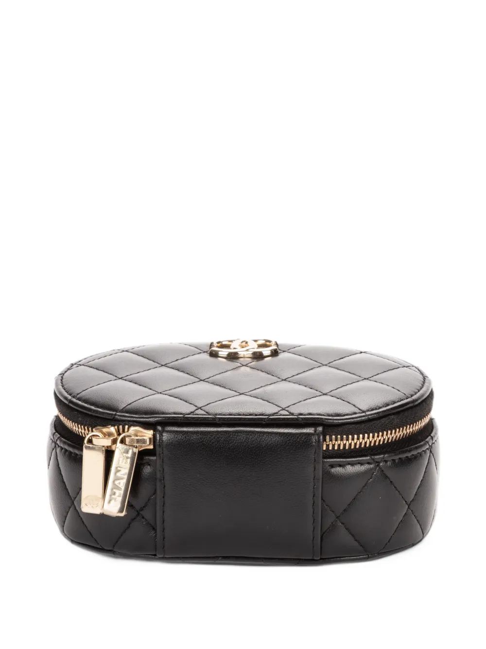 CHANEL Pre-Owned CC Vanity Caser tote bag Zwart