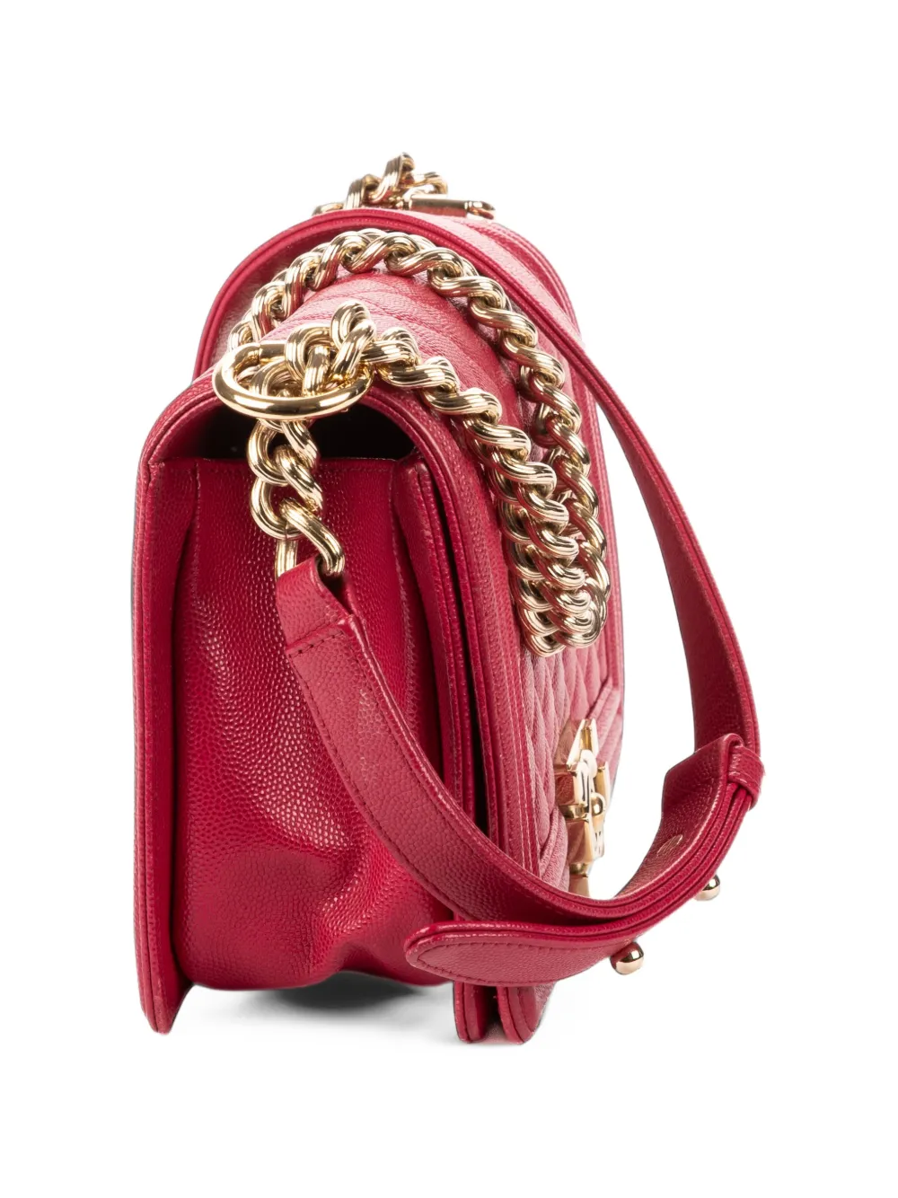 CHANEL Pre-Owned medium Boy quilted shoulder bag Roze