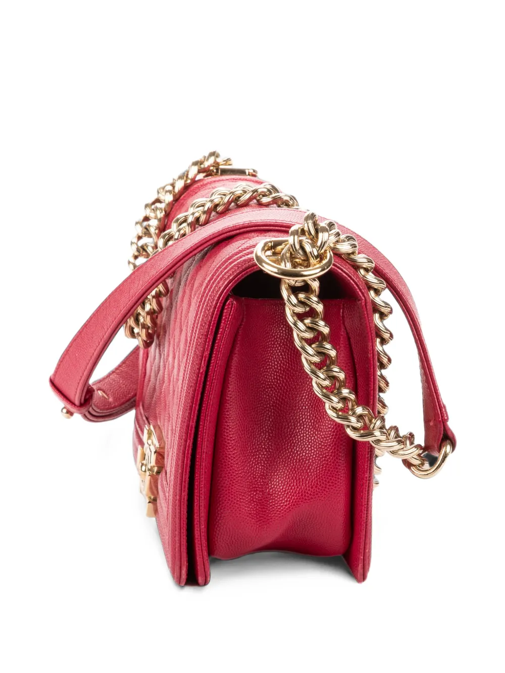 CHANEL Pre-Owned medium Boy quilted shoulder bag Roze