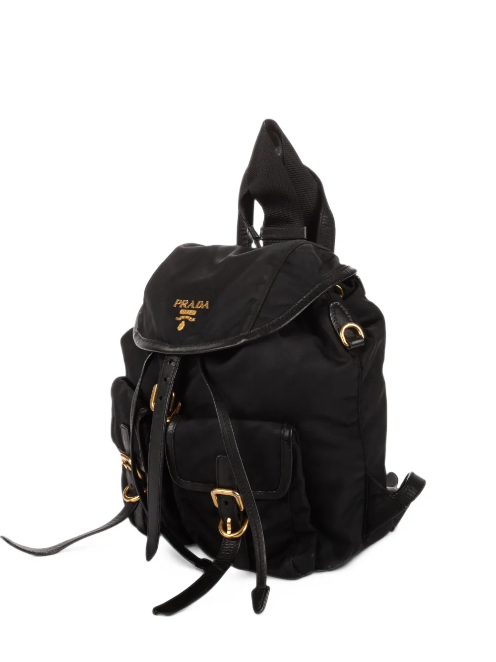 Prada Pre-Owned double front-pocket backpack - Nero