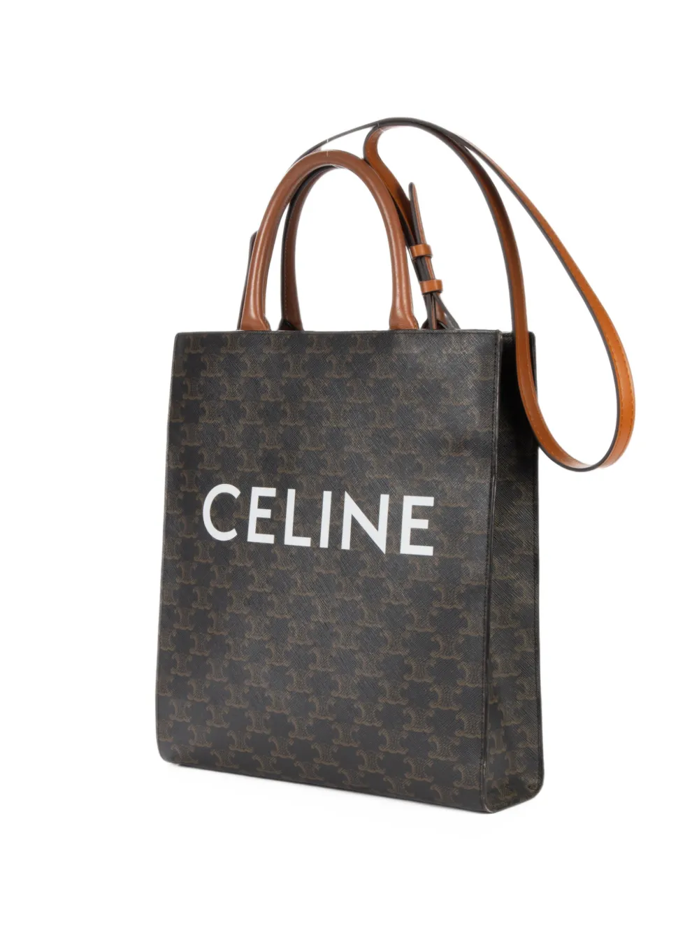 Celine Pre-Owned Vertical Cabas tote bag - Brown