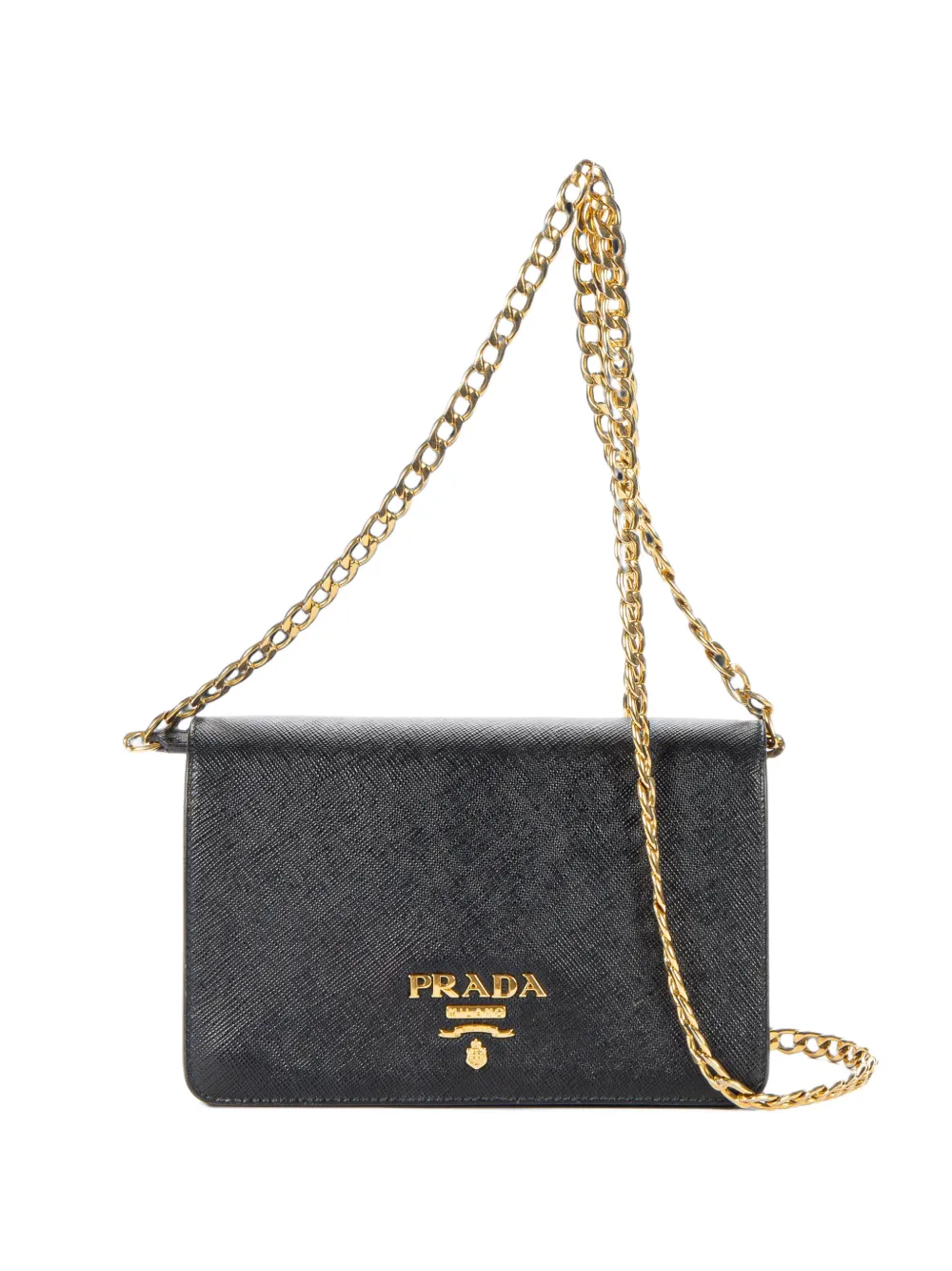 Prada Pre-Owned Saffiano Lux leather crossbody bag - Nero