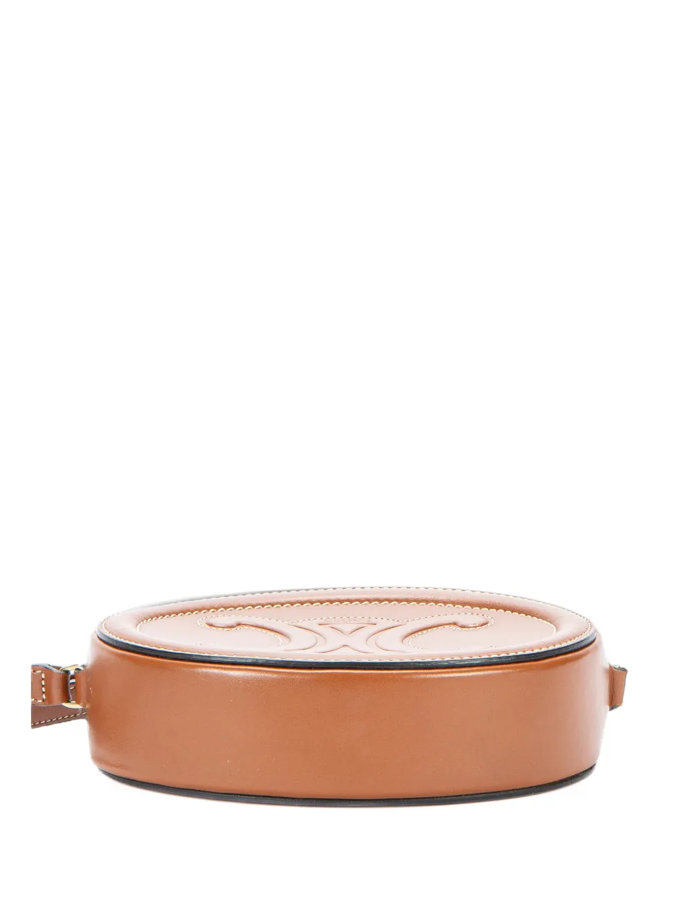 Celine Pre-Owned Triomphe Oval crossbody bag - Braun