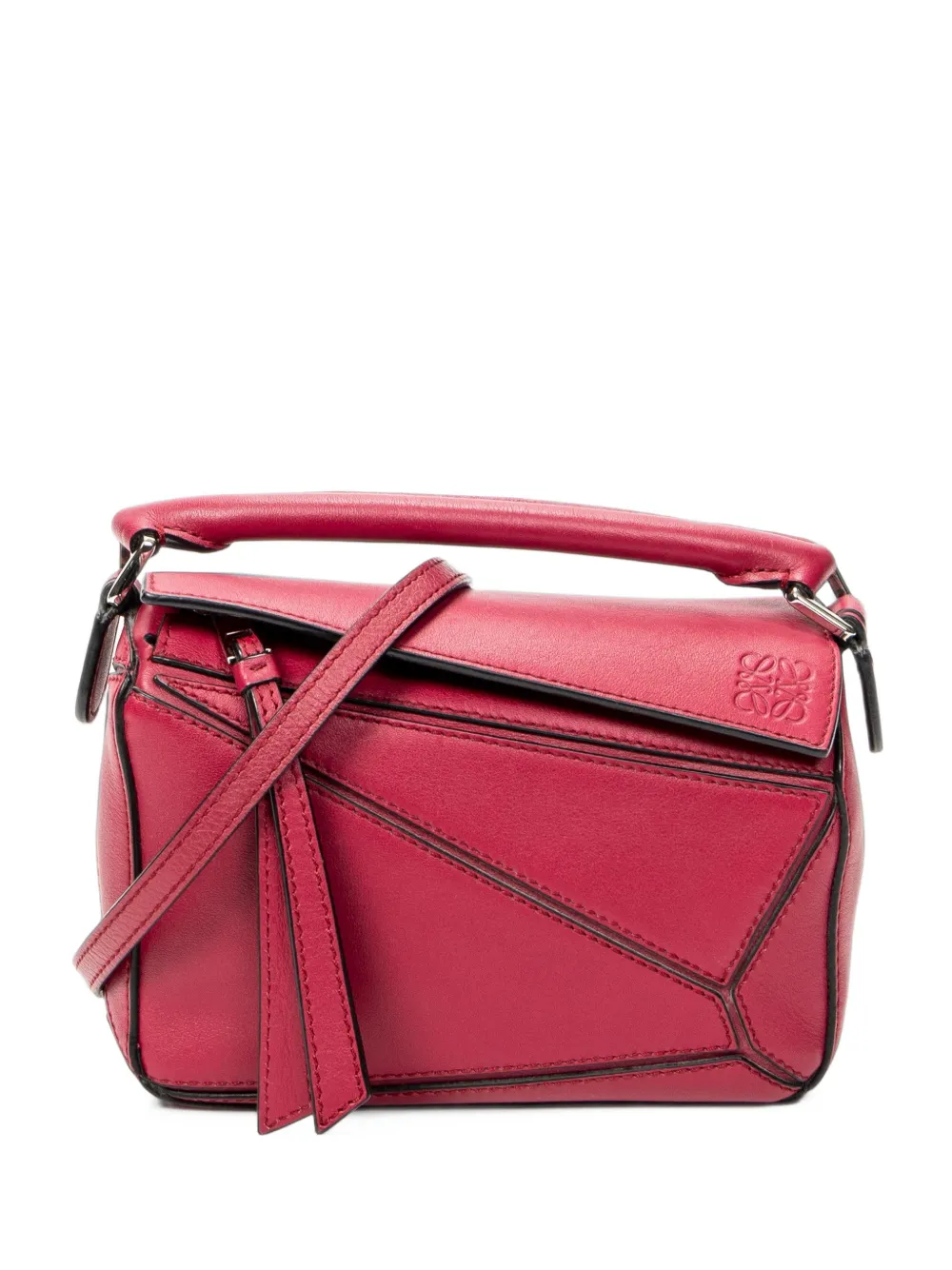 Loewe Pre-Owned mini Puzzle shoulder bag - Rosso