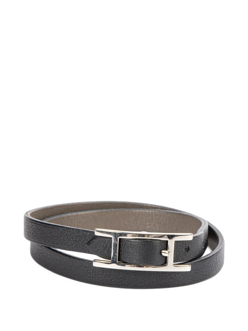 Hermès Pre-Owned Behapi Double Tour bracelet - Black