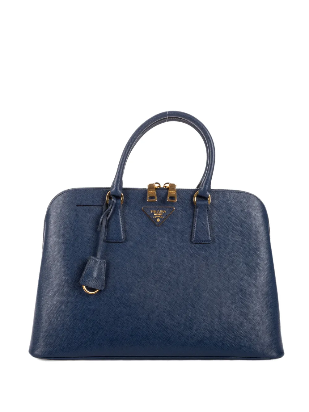 Prada Pre-Owned large Promenade Saffiano Lux shoulder bag - Blue