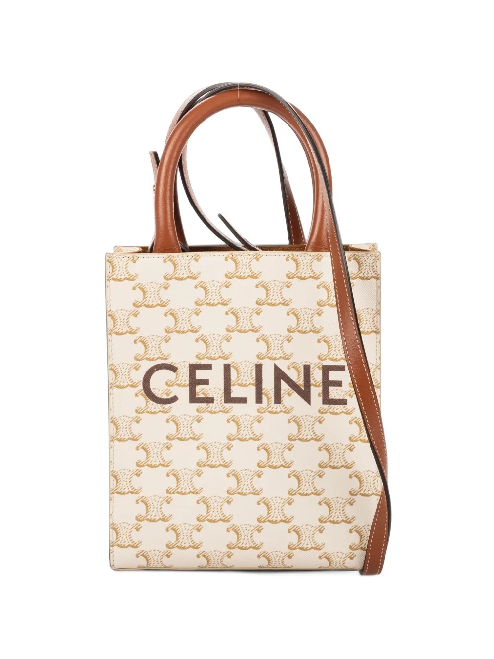 Celine Pre-Owned Triomphe Vertical Cabas tote bag - Nude