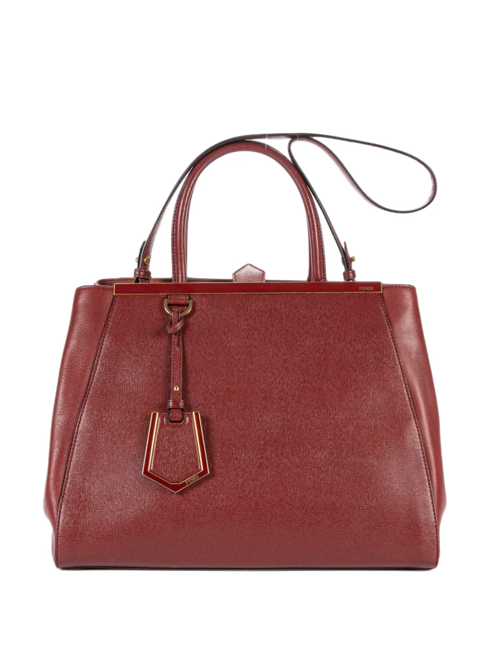 Fendi Pre-Owned 2Jours leather tote bag - Rot
