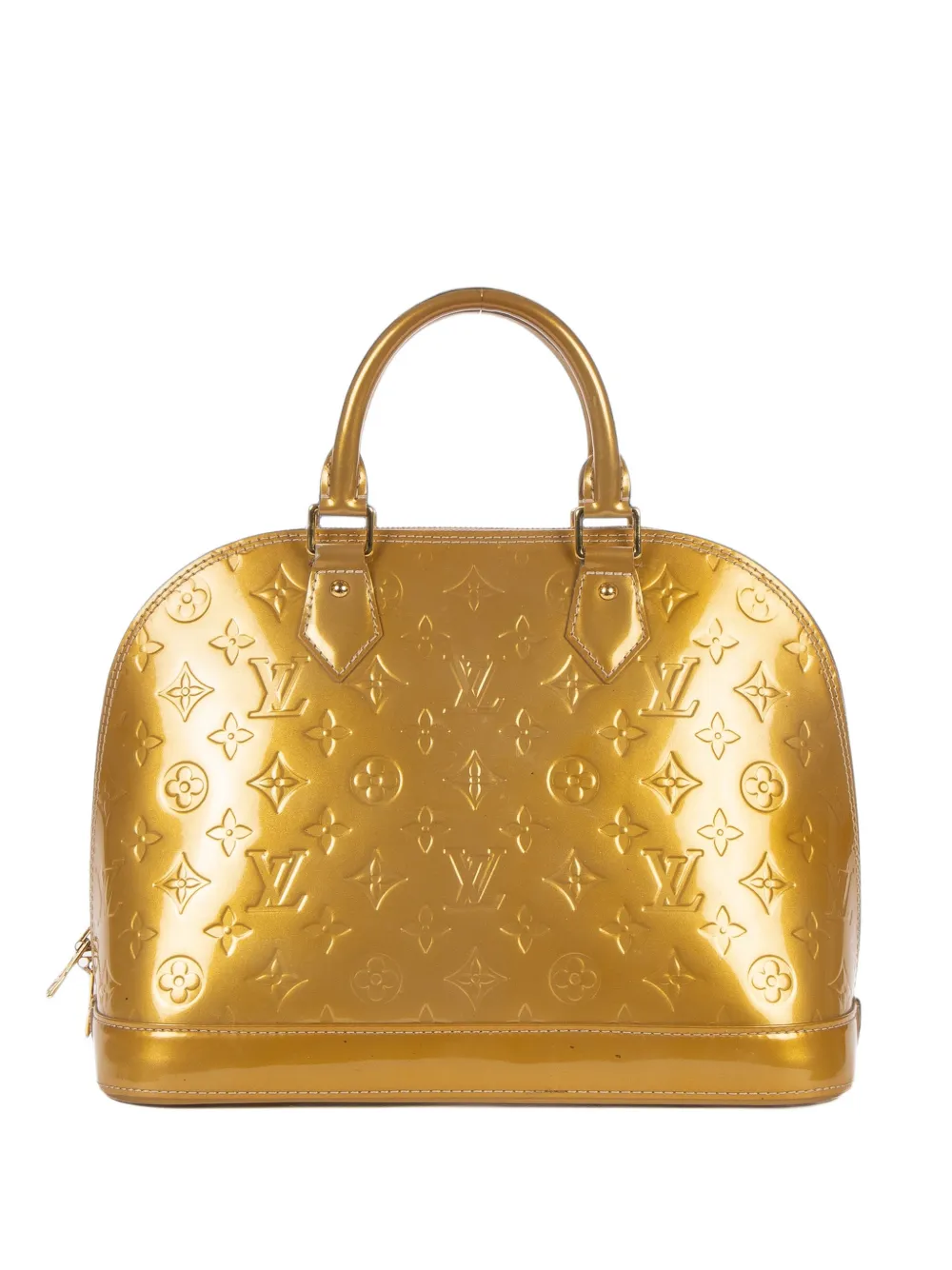 Louis Vuitton Pre-Owned PM Alma Monogram Vernis tote bag - Gold