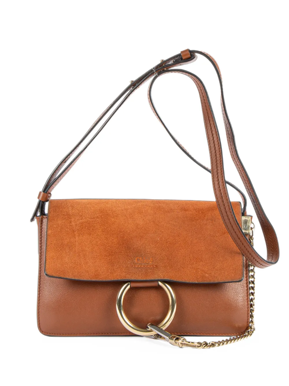Chloé Pre-Owned Faye shoulder bag - Braun
