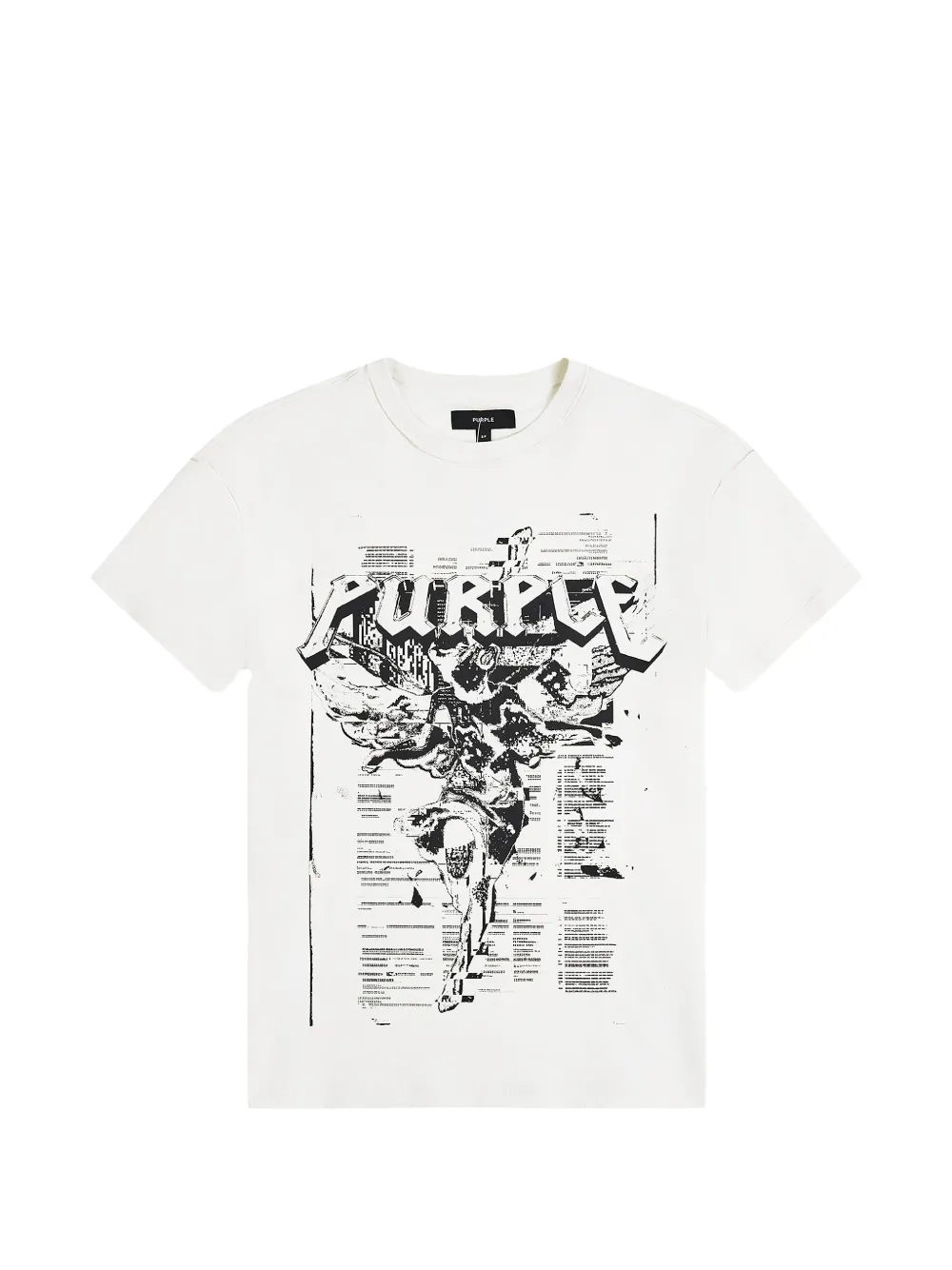 Purple Brand Mirage graphic-print T-shirt - Bianco