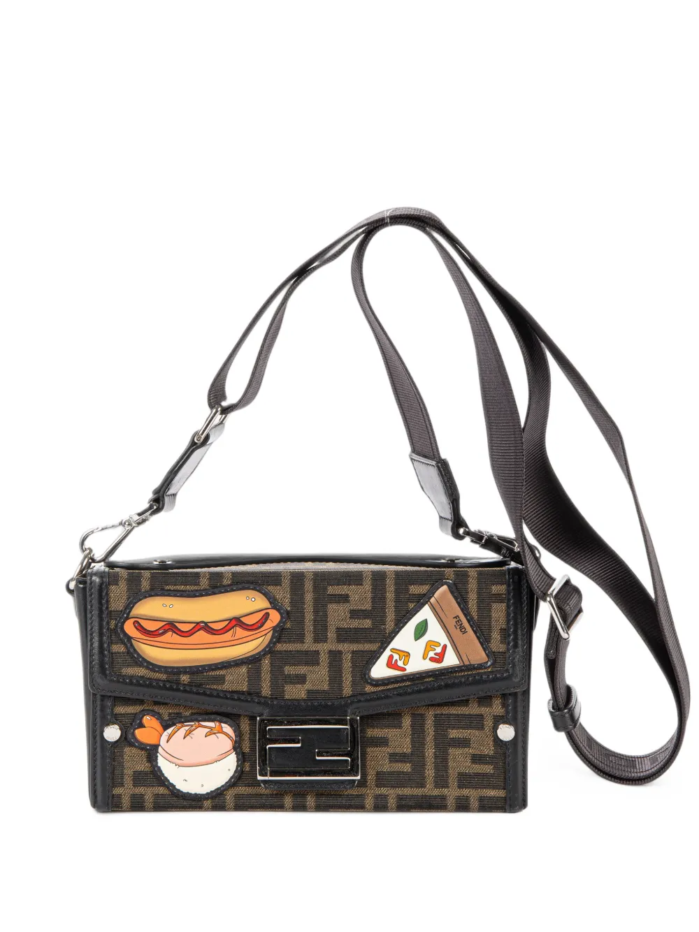 Fendi Pre-Owned 2024 Baguette Soft Trunk crossbody bag - Braun