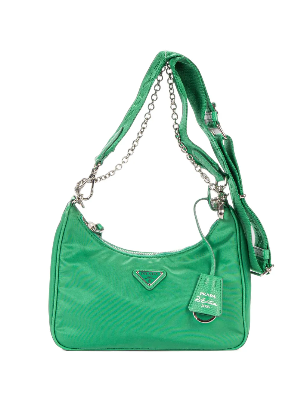 Prada Pre-Owned Re-Edition 2005 shoulder bag - Verde