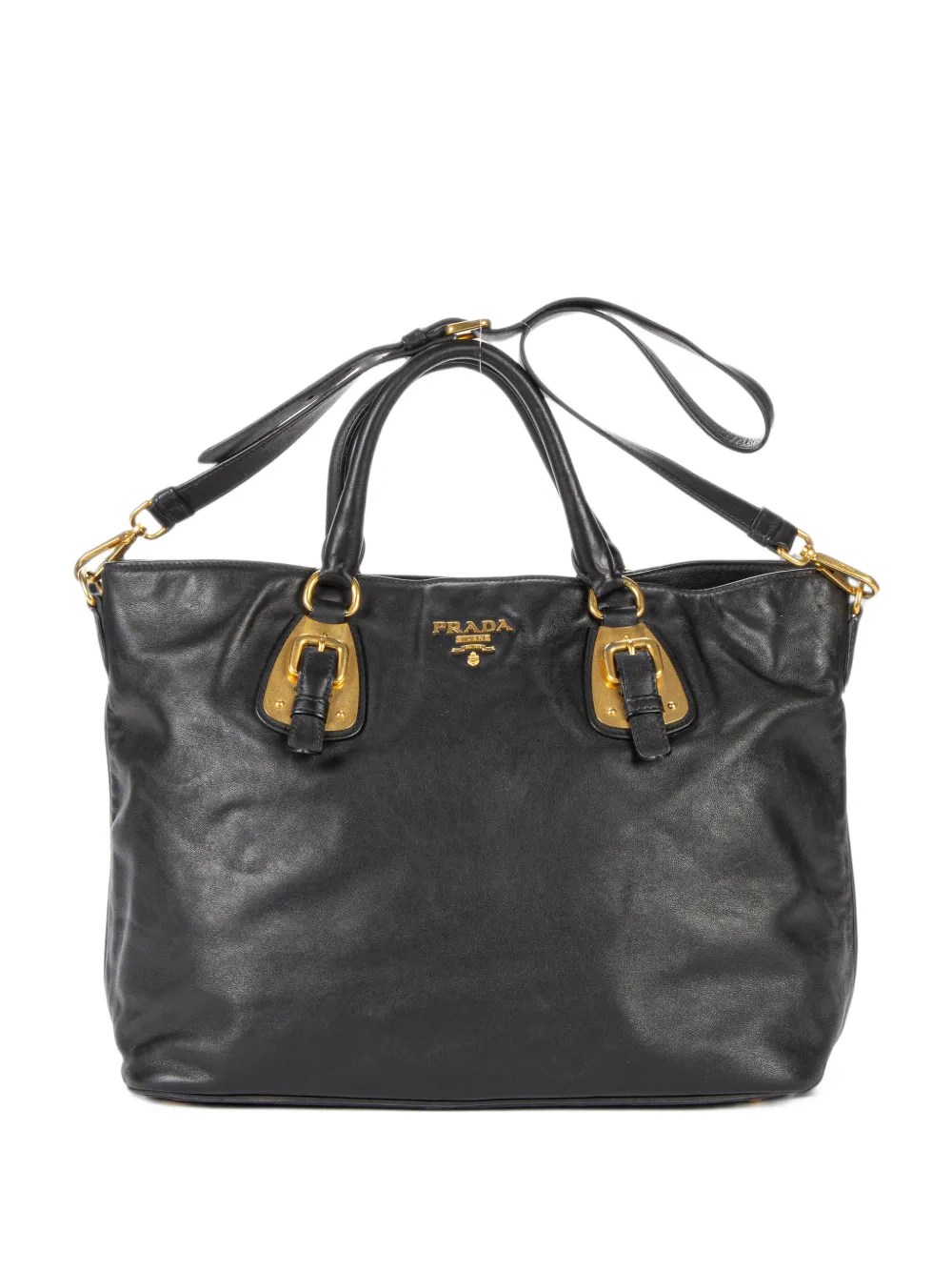 Prada Pre-Owned leather tote bag - Nero