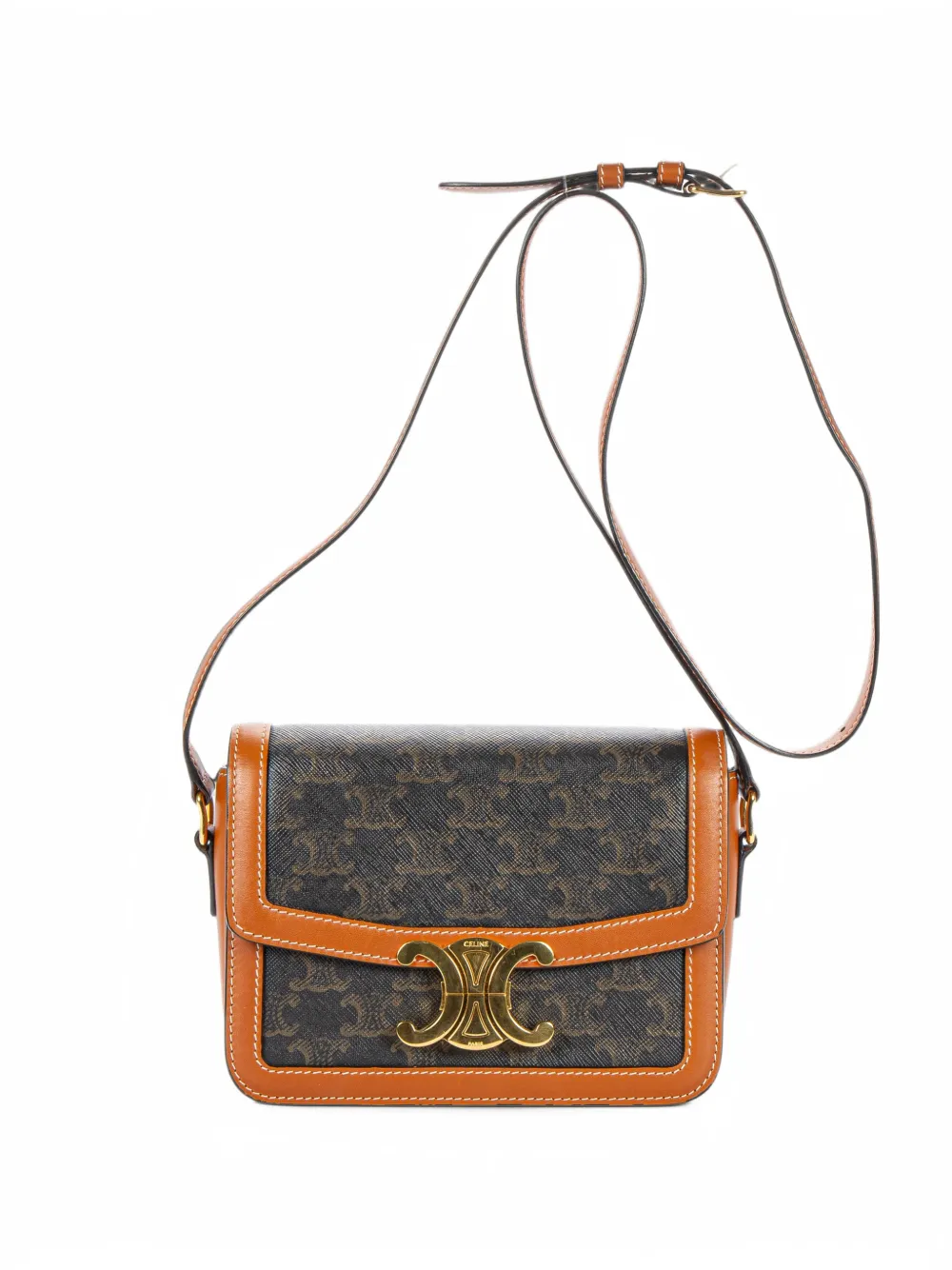 Celine Pre-Owned Triomphe crossbody bag - Braun