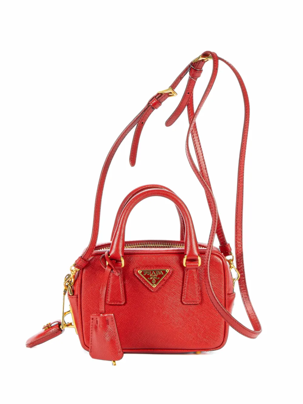 Prada Pre-Owned mini Bauletto tote bag - Rosso