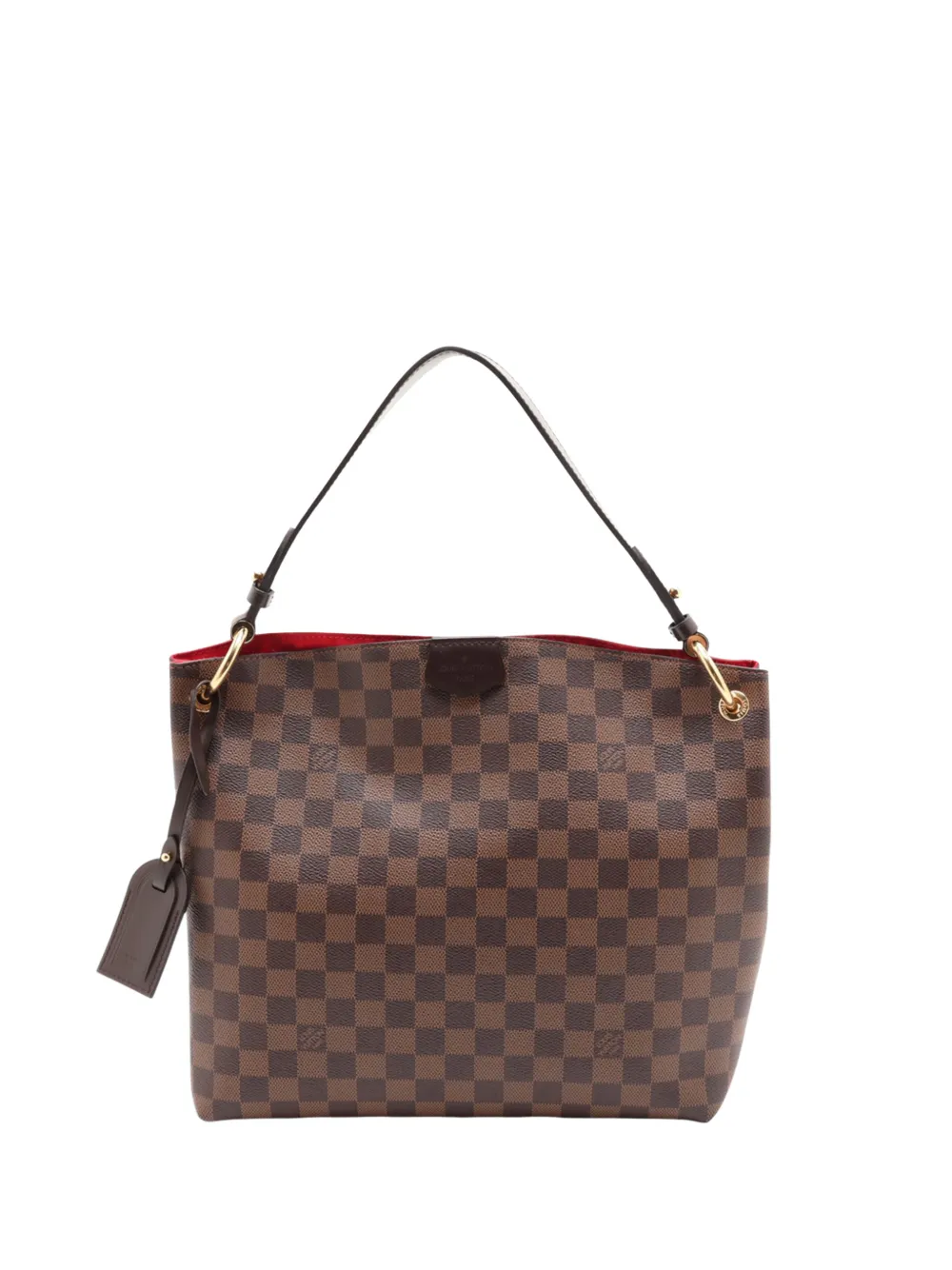 Louis Vuitton Pre-Owned 2017 Damier Ebene Graceful PM shoulder bag - Braun