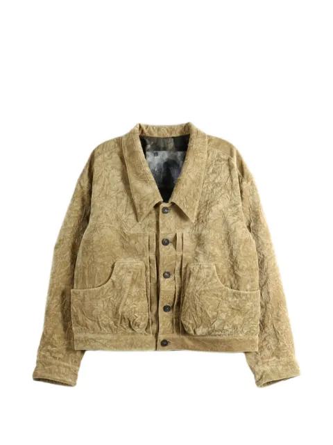 Ziggy Chen crinkled-finish jacket