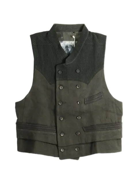 Ziggy Chen double-breasted panelled gilet