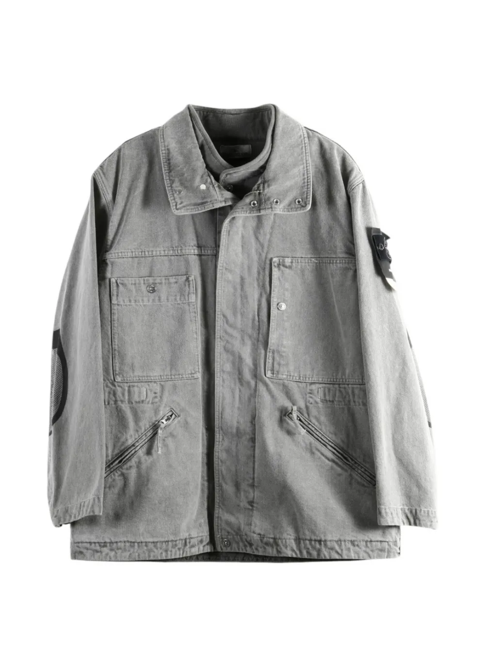 Stone Island 4100064 mineral dyed cotton gabardine-tc - Gris Stone Island 4100064 mineral dyed cotton gabardine-tc - Gris