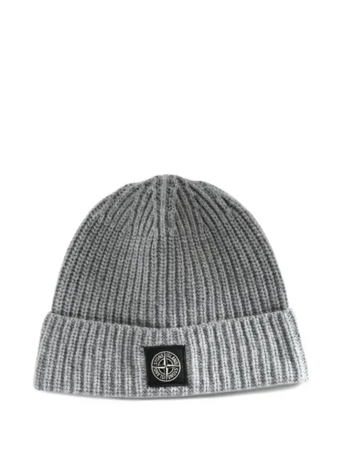 Stone Island N100012 light RWS Geelong wool beanie hat
