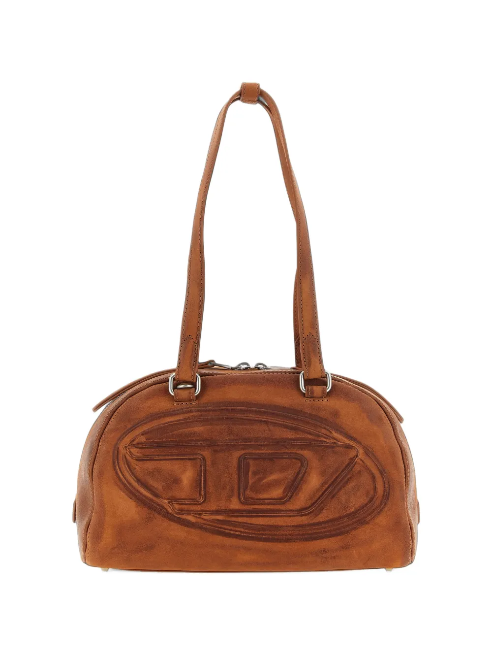 Diesel 1DR Dome shoulder bag - Marrone