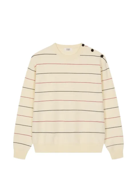TOMBOY shoulder-button striped sweater