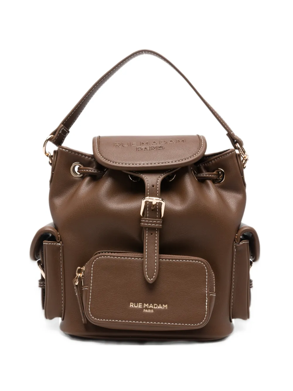 RUE MADAM PARIS La Maison backpack - Marrone