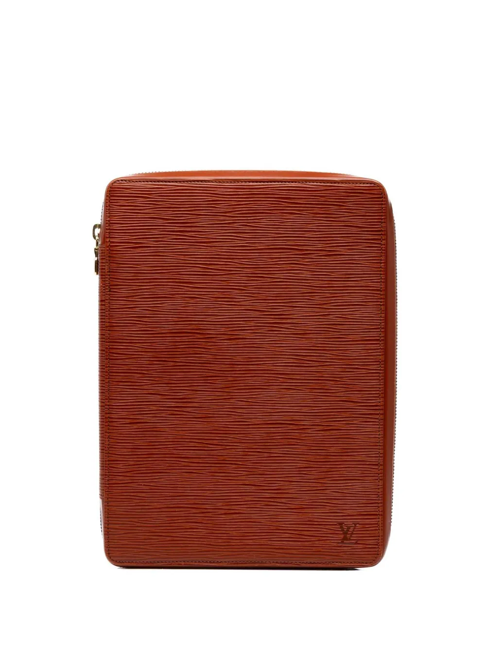 Louis Vuitton Pre-Owned 1990 Epi Voyage Agenda GM - Marrone