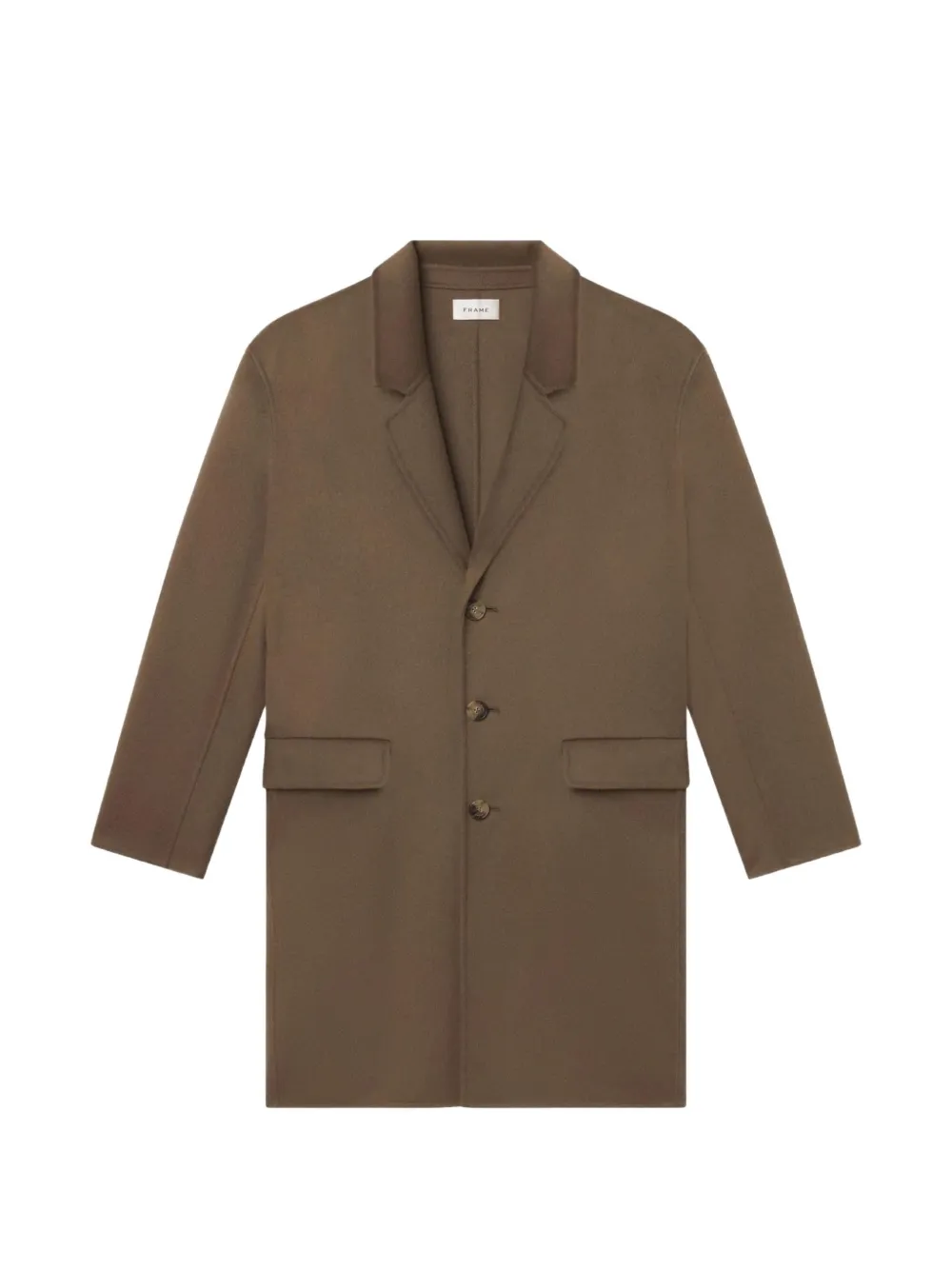 FRAME double-face wool overcoat Bruin