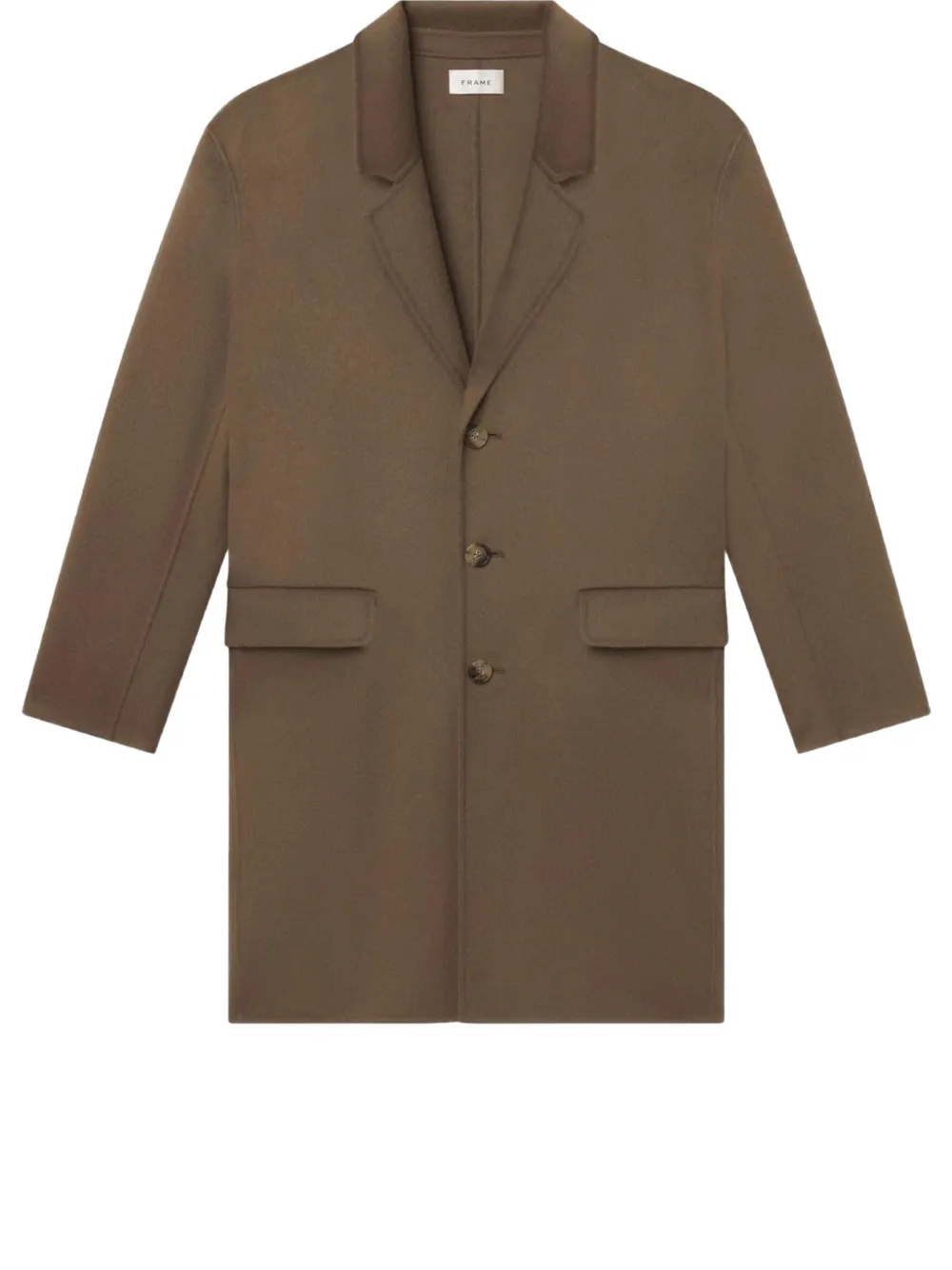 FRAME double-face wool overcoat Bruin