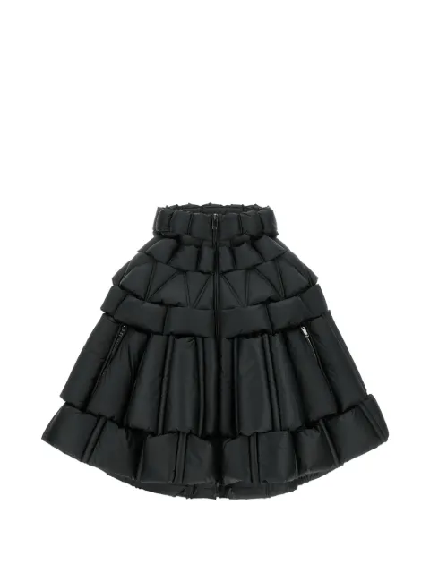 RAXXY padded braided-structure cape