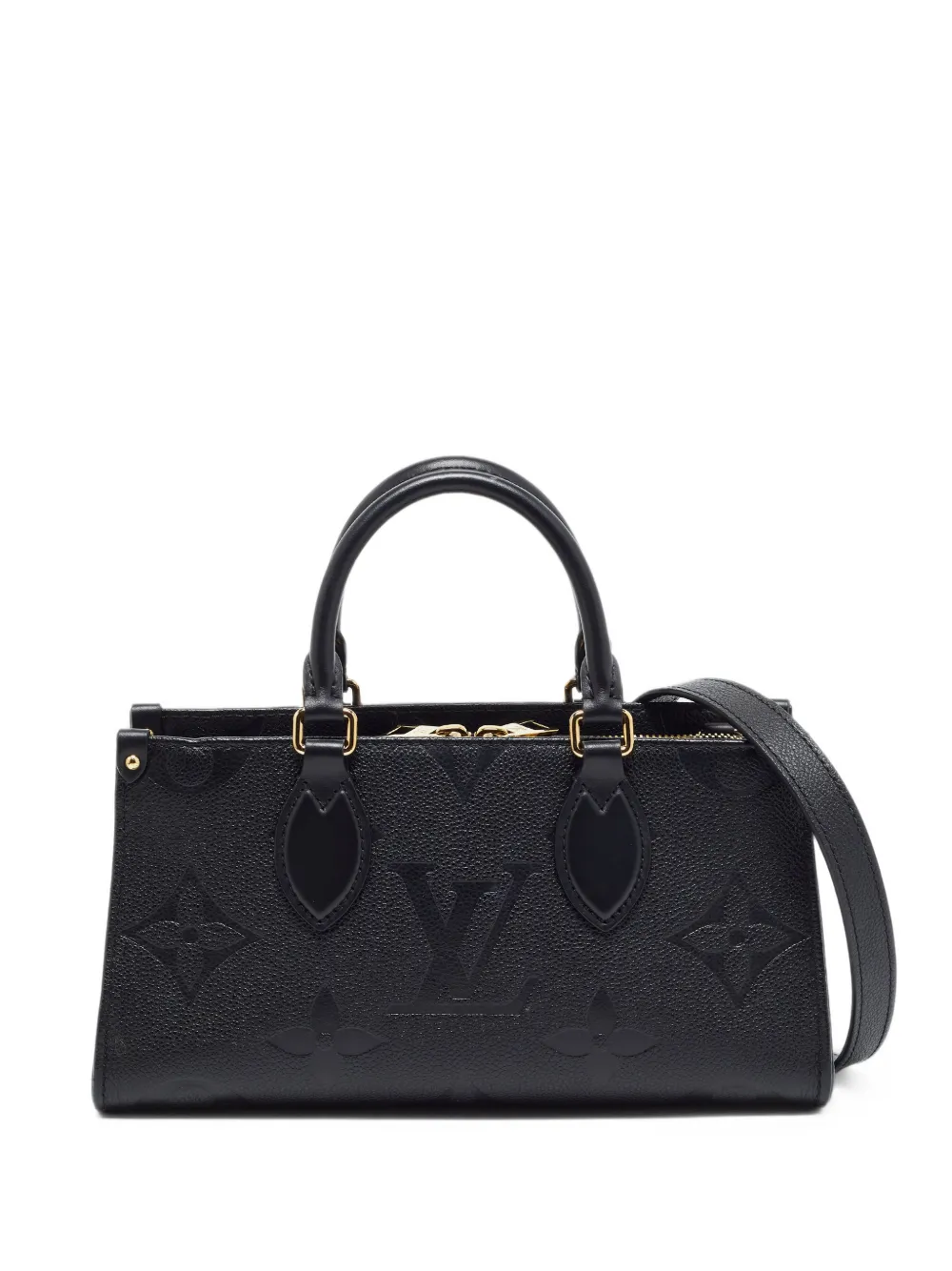 Louis Vuitton Pre-Owned OnTheGo monogram empreinte tote bag - Black