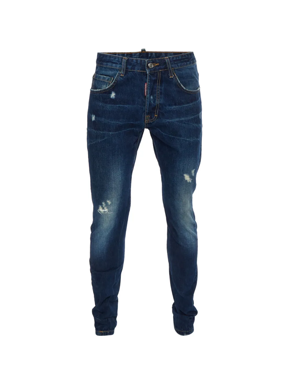 DSQUARED2 distressed slim-fit jeans - Blu