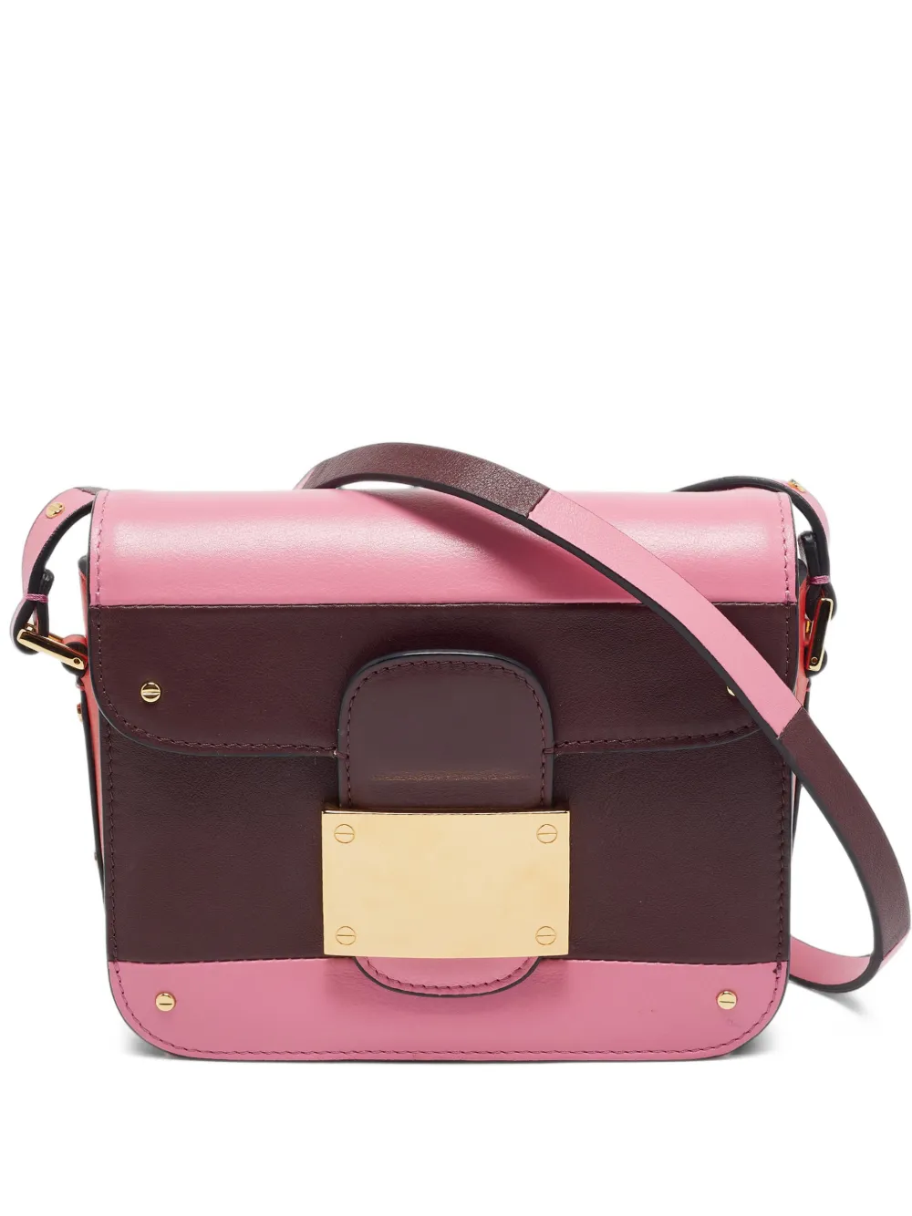 Valentino Garavani Pre-Owned Rivet colour-block shoulder bag - Rosa