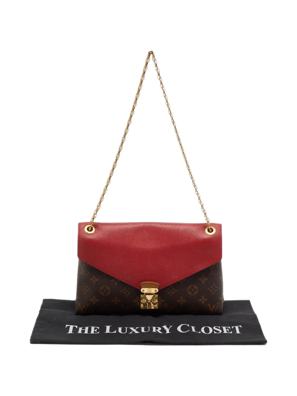 Louis Vuitton Pre-Owned 2016 Pallas Chain Monogram shoulder bag Bruin