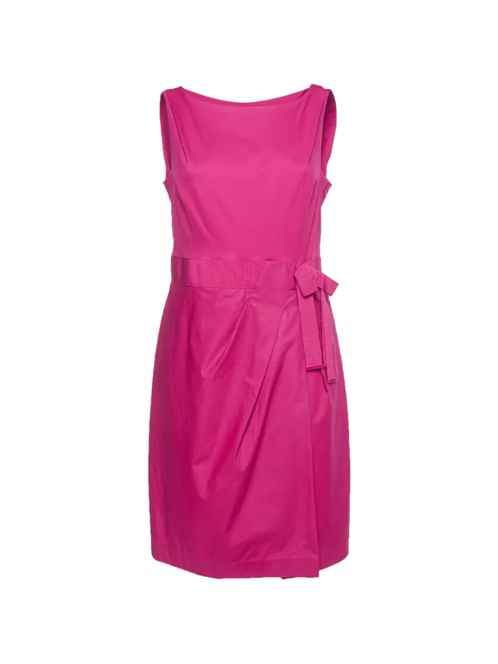 Paule Ka draped sleeveless midi dress - Rosa