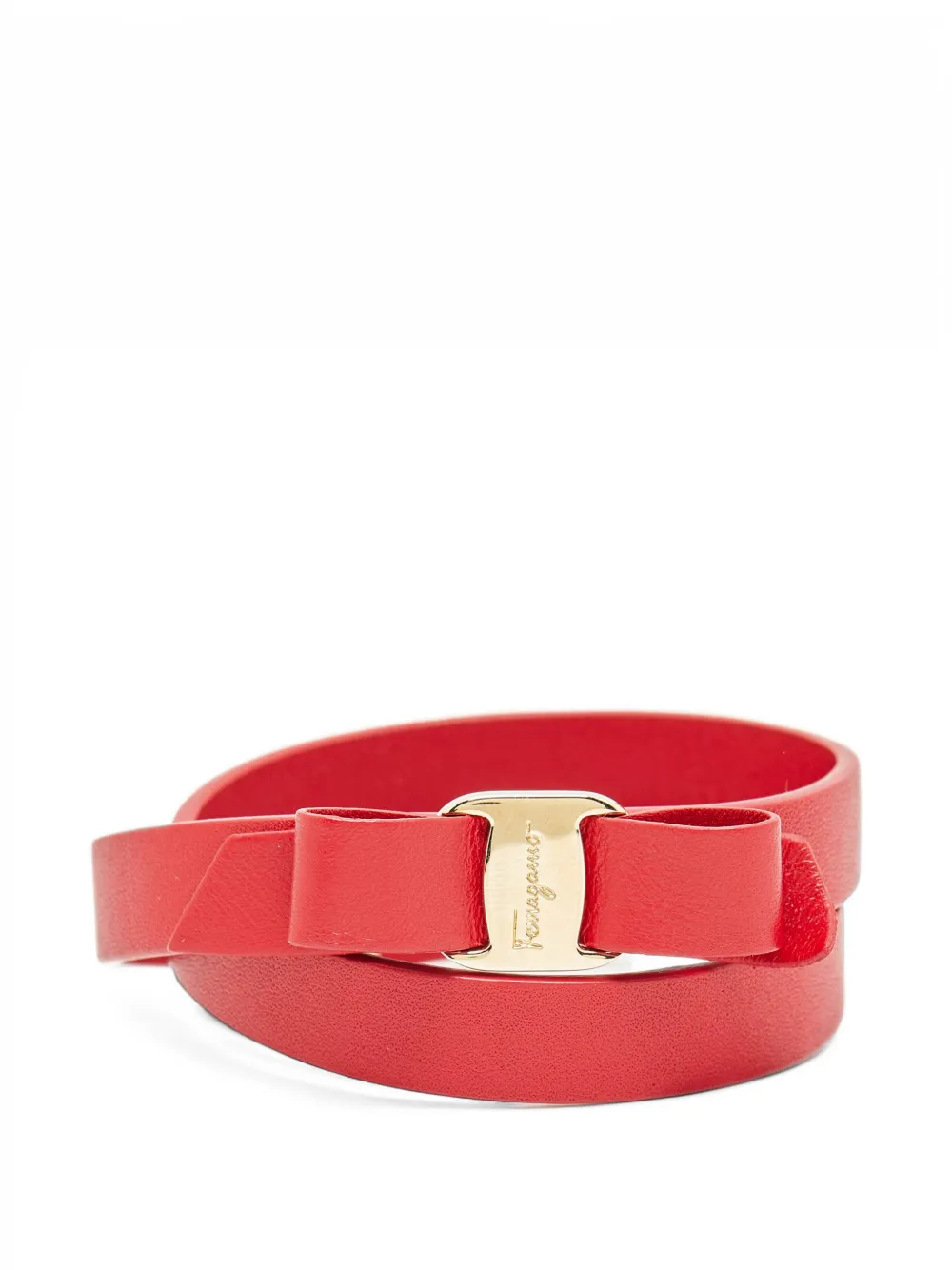 Ferragamo Pre-Owned bow bracelet - Rosso