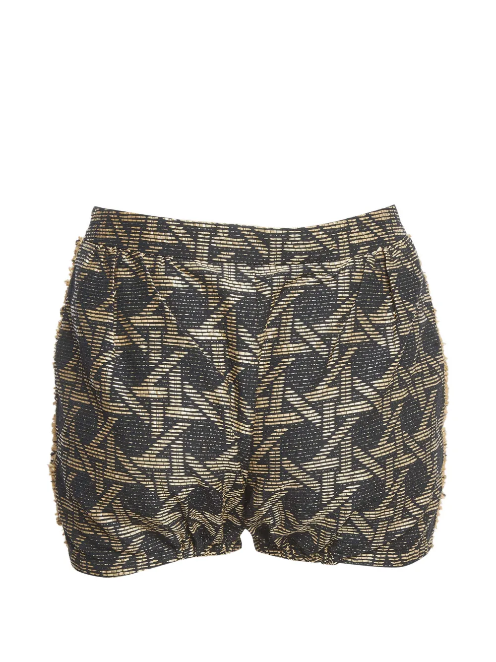 DSQUARED2 2014 wicker-woven jacquard shorts - Nero