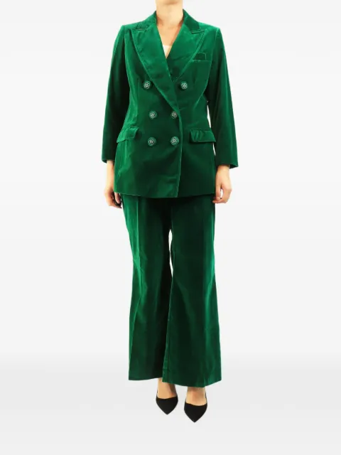 Etro Pre-Owned velvet two-piece suit set