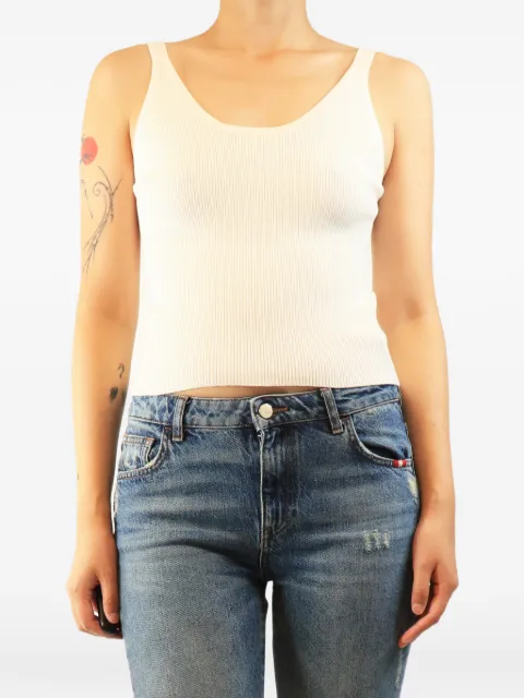 Ermanno Scervino Vintage ribbed tank top