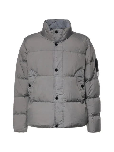 Stone Island 4100109 Crinkle Reps NY down jacket with wind resistance and anti-drop